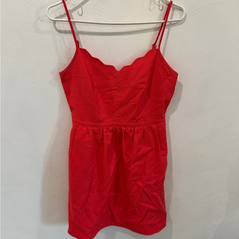 J. Crew Lined Cotton Dress with pockets